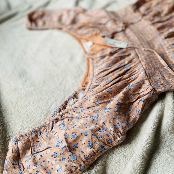 Floral Square-Neck Midi Dress - Picture 5 of 7